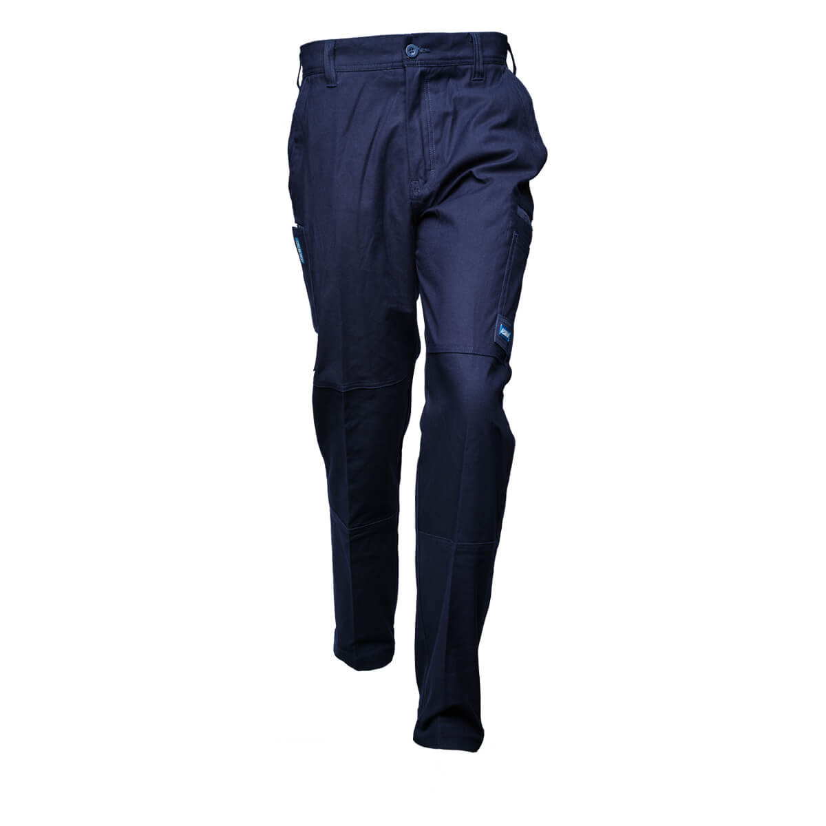 Driven DRV 01 Mens Fixed Waist Stretch Cargo Pants Navy Front