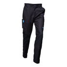 Driven DRV 01 Mens Fixed Waist Stretch Cargo Pants Black Front