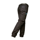 Driven DRV 02 Mens Fixed Waist Stretch Cargo Pants - Elastic Cuff Black Back