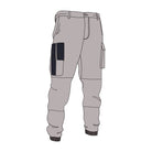 Driven DRV 02 Mens Fixed Waist Stretch Cargo Pants - Elastic Cuff Khaki