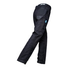 Driven DRV 04 Mens Premium Lightweight Fixed Waist Stretch Cargo Pants Black Back