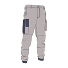 Driven DRV 05 Premium Lightweight Fixed Waist Stretch Cargo Pants - Elastic Cuff Khaki