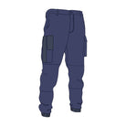 Driven DRV 05 Mens Premium Lightweight Fixed Waist Stretch Cargo Pants - Elastic Cuff Navy