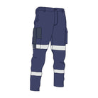Driven DRV 14 Mens Classic Stretch Taped Cargo Pants Navy