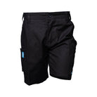 Driven DRV 21 Fixed Waist Stretch Cargo Shorts Black Front