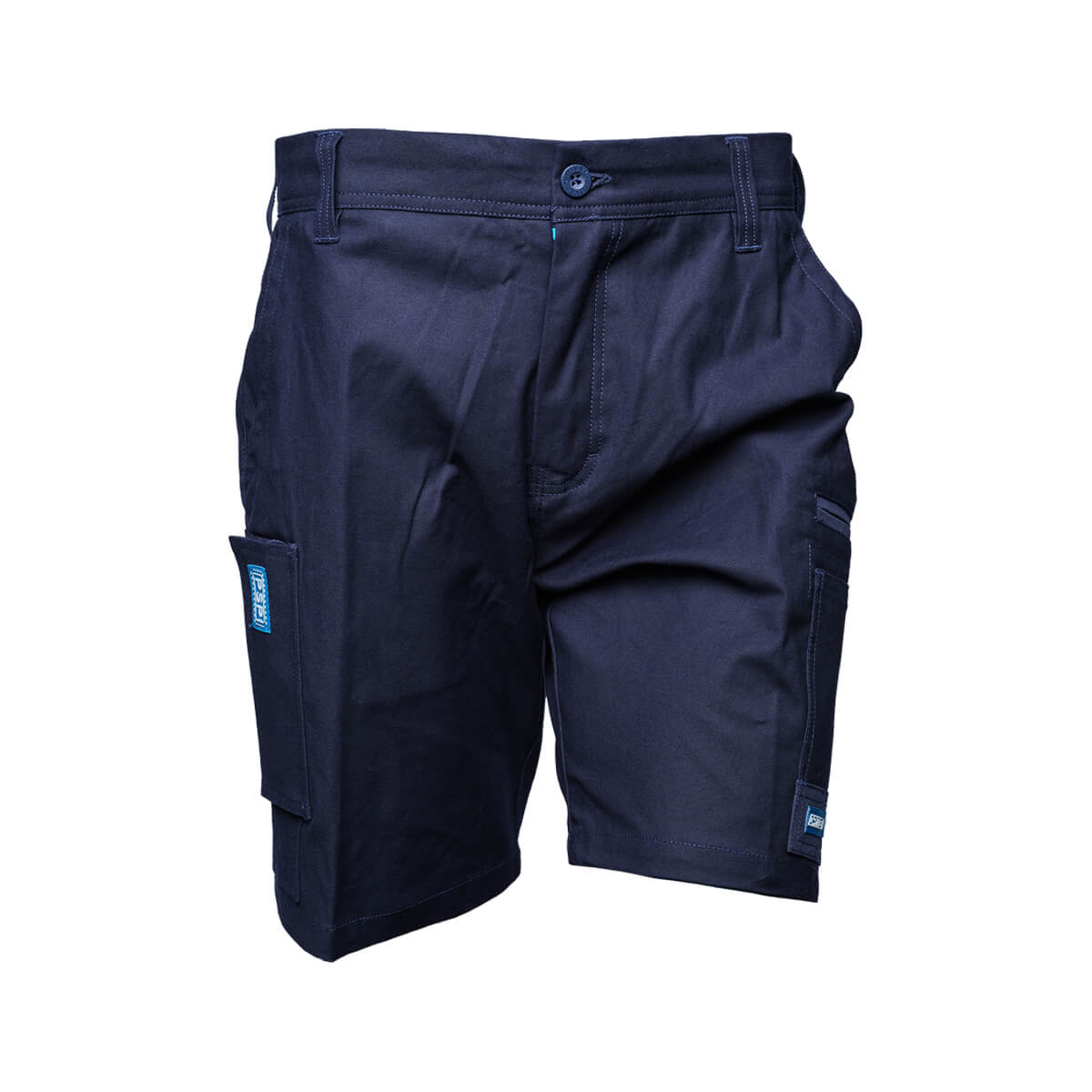 Driven DRV 21 Fixed Waist Stretch Cargo Shorts Navy Front