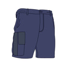 Driven DRV 31 Mens Fixed Waist Stretch Utility Short - 5.5" inleg Navy